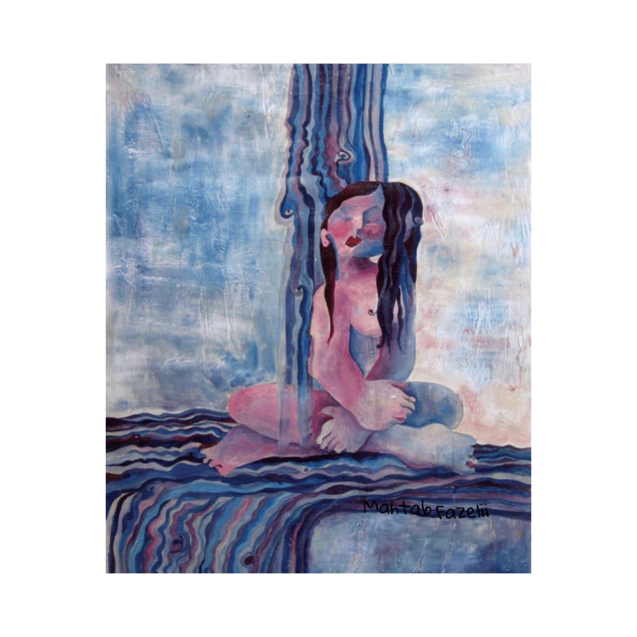 Lady of the waterfall